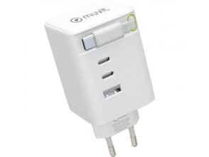 Comprar Carregador de Pared Muvit For Change MCACC0050 com 1xUSB e 2xUSB Tipo-C Carregador de Pared Muvit For Change MCACC0050 com 1xUSB e 2xUSB Tipo-C