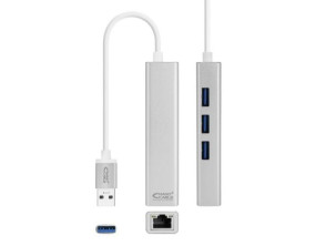 Comprar Hub USB 3.0 Nanocable com 3 Portos USB e 1 Porto RJ45 Hub USB 3.0 Nanocable com 3 Portos USB e 1 Porto RJ45
