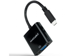 Comprar Cabo Conversor Nanocable USB Tipo-C Macho a VGA Hembra - 10cm Cabo Conversor Nanocable USB Tipo-C Macho a VGA Hembra - 10cm