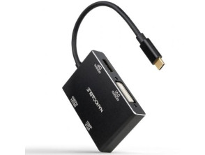 Comprar Conversor Nanocable USB Tipo-C a VGA, DVI, HDMI, DisplayPort - 10cm Conversor Nanocable USB Tipo-C a VGA, DVI, HDMI, DisplayPort - 10cm