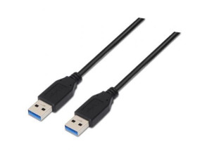 CABLE DE CONEXION USB 3.0 TIPO A/M-A/M 2M NANOCABLE - Preto