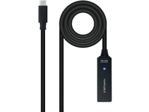 Comprar Cabo Alargador USB Tipo-C 3.2 com Amplificador Nanocable 10.01.1311/ USB Tipo-C Macho - USB Tipo-C Hembra/ 5m Cabo Alargador USB Tipo-C 3.2 com Amplificador Nanocable 10.01.1311/ USB Tipo-C Macho - USB Tipo-C Hembra/ 5m