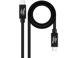 Comprar Cabo USB 4.0 Nanocable 10.01.5002/ USB Tipo-C Macho - USB Tipo-C Macho/ Até 240W/ 40Gbps/ 1.8m Cabo USB 4.0 Nanocable 10.01.5002/ USB Tipo-C Macho - USB Tipo-C Macho/ Até 240W/ 40Gbps/ 1.8m