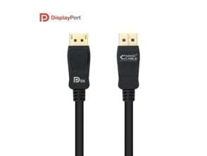 Comprar CABLE DISPLAYPORT VESA 1.4 DP/M-DP/M NEGRO 2M NANOCABLE - Preto CABLE DISPLAYPORT VESA 1.4 DP/M-DP/M NEGRO 2M NANOCABLE - Preto