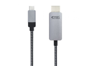 Comprar Cabo Conversor Nanocable USB Tipo-C Macho a HDMI Macho - 1.8m Cabo Conversor Nanocable USB Tipo-C Macho a HDMI Macho - 1.8m