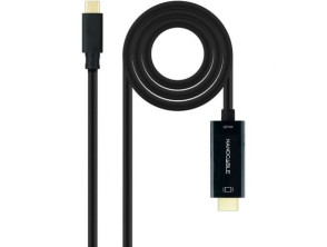 Comprar Cabo Conversor Nanocable USB Tipo-C Macho a HDMI Macho de 5m Cabo Conversor Nanocable USB Tipo-C Macho a HDMI Macho de 5m