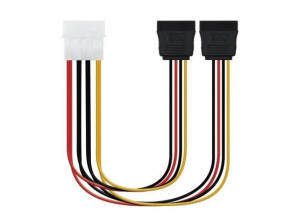 Comprar Cabo Duplicador de Alimentação Nanocable Molex Macho - 2x SATA Hembra 10.19.0101 Cabo Duplicador de Alimentação Nanocable Molex Macho - 2x SATA Hembra 10.19.0101