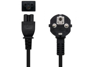 Comprar Cabo de Alimentação Nanocable Trébol Schuko Macho - C5 Hembra/ 2m Cabo de Alimentação Nanocable Trébol Schuko Macho - C5 Hembra/ 2m