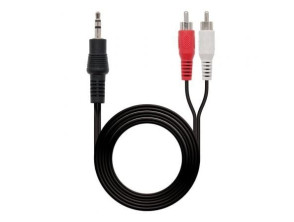 Comprar Cabo Estéreo Nanocable 10m Jack 3.5 Macho - 2x RCA Macho Cabo Estéreo Nanocable 10m Jack 3.5 Macho - 2x RCA Macho