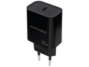 Comprar Carregador de Pared Nanocable 10.10.2010/ 1xUSB Tipo-C/ 30W Carregador de Pared Nanocable 10.10.2010/ 1xUSB Tipo-C/ 30W