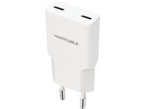 Comprar Carregador de Pared Nanocable 25W 2xUSB Tipo-C - Marca NANO CABLE Carregador de Pared Nanocable 25W 2xUSB Tipo-C - Marca NANO CABLE