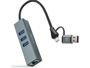 Comprar Hub USB Tipo-C 3.0 Nanocable 3xUSB 1xRJ45 Hub USB Tipo-C 3.0 Nanocable 3xUSB 1xRJ45