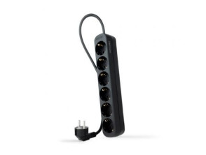 Comprar Regleta Nanocable 10.37.0006-NS-BK/ 6 Tomas de Corriente/ Cable 1.4m Regleta Nanocable 10.37.0006-NS-BK/ 6 Tomas de Corriente/ Cable 1.4m