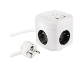 Comprar Regleta Nanocable 10.37.0011 com 3 Tomas de Corrente, 2 Portos USB e 1 USB Tipo-C - Cabo 1.4m Regleta Nanocable 10.37.0011 com 3 Tomas de Corrente, 2 Portos USB e 1 USB Tipo-C - Cabo 1.4m