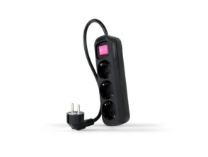 Comprar Regleta Nanocable com Interruptor - 3 Tomas de Corriente - Cabo 1.4m Regleta Nanocable com Interruptor - 3 Tomas de Corriente - Cabo 1.4m