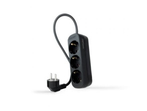 Comprar Regleta Nanocable 10.38.0003-NS-BK/ 3 Tomas de Corriente/ Cable 1.4m Regleta Nanocable 10.38.0003-NS-BK/ 3 Tomas de Corriente/ Cable 1.4m