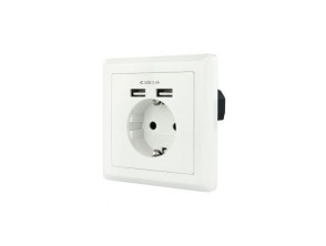 Comprar Roseta de Pared Schuko Nanocable Roseta de Pared Schuko Nanocable