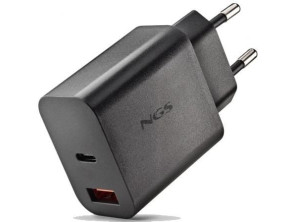 Comprar Carregador de Pared NGS Era GaN 30W Tipo-C/USB Carregador de Pared NGS Era GaN 30W Tipo-C/USB