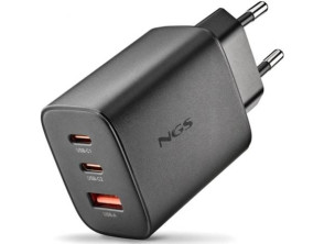 Comprar Carregador de Parede NGS Era GaN 65W 2xUSB Tipo-C 1xUSB Carregador de Parede NGS Era GaN 65W 2xUSB Tipo-C 1xUSB