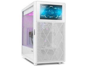 Comprar Caixa Gaming NOX Hummer BIOS Branca com Tela LCD de 8 polegadas - Branca Caixa Gaming NOX Hummer BIOS Branca com Tela LCD de 8 polegadas - Branca