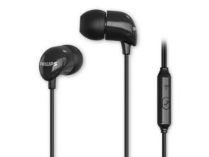 Auriculares Intrauditivos Philips TAE1126BK com Micrófono e Jack 3.5