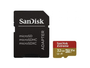 SanDisk Extreme 32GB microSD HC UHS-I com Adaptador - Classe 10