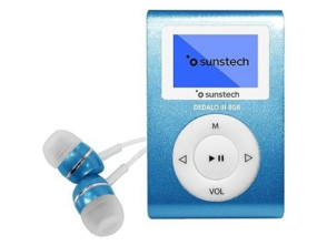 Leitor MP3 Sunstech Dedalo III com 8GB de armazenamento e Rádio FM