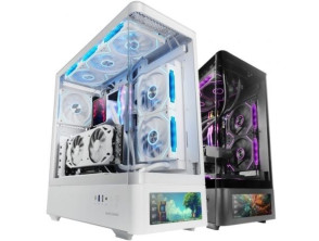 CAIXA ATX MARS GAMING MLCDPROW CRISTAL TEMPLADO CURVO PANTALLA LCD 7,2" GPU 440mm COLOR BLA - Branca