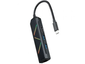 Comprar Docking USB Tipo-C Nanocable - Conectividade 2xUSB, 1xUSB Tipo-C PD, 1xHDMI, 1xRJ45 - Preto Docking USB Tipo-C Nanocable - Conectividade 2xUSB, 1xUSB Tipo-C PD, 1xHDMI, 1xRJ45 - Preto