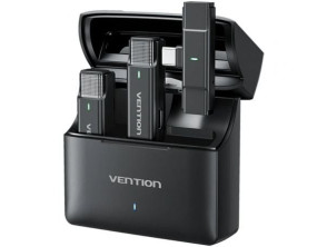 Micrófono Inalámbrico Vention NCAB0 com Clip | USB Tipo-C e Receptor Incluido