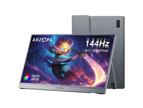 Comprar Monitor Portátil Arzopa Z1FC 16,1" FHD IPS 144Hz HDR Gris com Base de Transporte Monitor Portátil Arzopa Z1FC 16,1" FHD IPS 144Hz HDR Gris com Base de Transporte