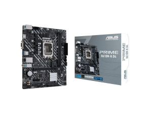Placa Base ASUS PRIME H610M-K D4 Intel Gen 12o/13o M-ATX 2xDDR4 3200MHz HDMI VGA 2PCIE M.2 GLAN USB Skt 1700 - Micro ATX