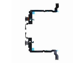 Áudio Dock Conector Flex - iPhone XS Max Preto