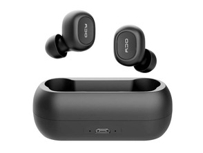 Fones de ouvido Bluetooth 5.0 QCY - QS1 Preto