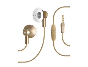 Comprar Fones de ouvido estéreo SBS brilhantes Ouro Fones de ouvido estéreo SBS brilhantes Ouro
