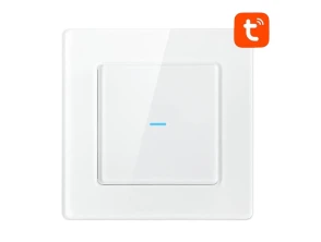 Interruptor Táctil Inteligente Avatto N-TS10-W1 1 Botão WiFi Branco