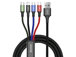 Comprar Baseus Fast 4 em 1 - Adaptador 2xUSB-C 1xLightning 1xMicroUSB Baseus Fast 4 em 1 - Adaptador 2xUSB-C 1xLightning 1xMicroUSB