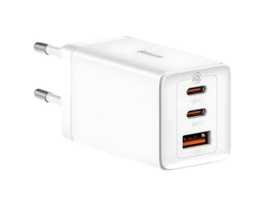 Comprar Baseus GaN5 Pro 65W Carregador de Pared Branco 2xUSB-C 1xUSB-A Baseus GaN5 Pro 65W Carregador de Pared Branco 2xUSB-C 1xUSB-A