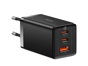 Comprar Carregador de Parede Baseus GaN5 Pro 65W com 2xUSB-C e 1xUSB-A em Cor Preto Carregador de Parede Baseus GaN5 Pro 65W com 2xUSB-C e 1xUSB-A em Cor Preto