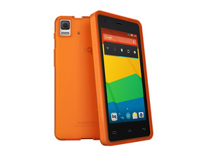 Carcaça bq Aquaris E5 Gummie Cover Orange
