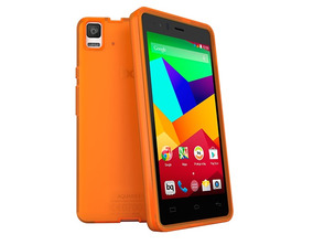 Funda Gummie Cover BQ Aquaris E5S/E5 4G Laranja