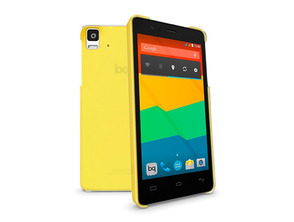 Carcasa Cristal Case bq Aquaris E5S/E5 4G Amarillo
