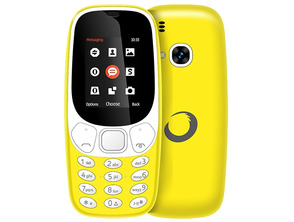Brimton btm4 Senior móvel Dual Sim Amarelo