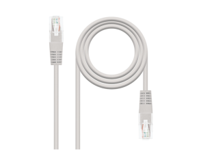 Cabo de Rede Cat6 UTP RJ45 0.25m - Gris | Nanocable