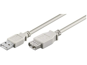 Cabo Extensor USB (A) a USB (A) 2,0 Goodbay 5m