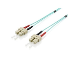 Cabo de Fibra Óptica OM3 Duplex SC/SC 50/125u 2M - Livre de Halógenos