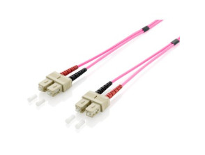Cabo de Fibra Óptica OM4 Multimodo Livre de Halógenos SC/SC 50/125u 2M