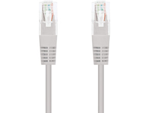 Cabo Vermelho RJ45 NanoCable UTP CAT6 10M Gris