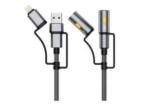 Comprar Cabo Ultra-Resistente 6 em 1 USB-C/A/Lightning Carga Rápida 240W Cabo Ultra-Resistente 6 em 1 USB-C/A/Lightning Carga Rápida 240W