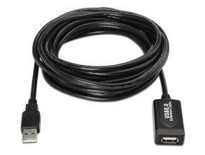 Comprar Cabo Extensão USB 5M Tipo A/M-A/H 2.0 Preto - Nanocable Cabo Extensão USB 5M Tipo A/M-A/H 2.0 Preto - Nanocable